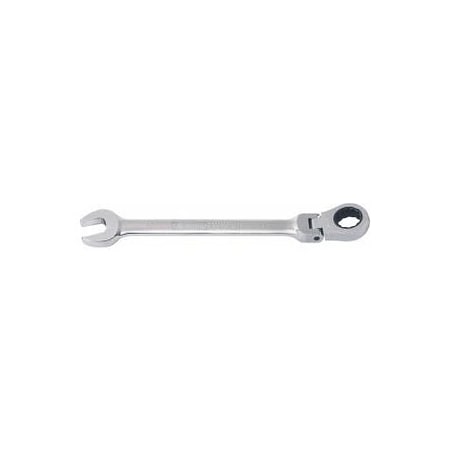 Garant Open End Wrench / Ratcheting Wrench, Swivel Head, 72 Teeth, 15 mm 614812 15